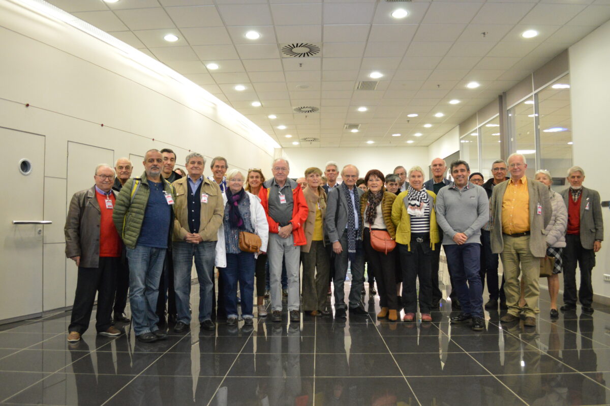 L'intergroupe des Centraliens et Supélec lors de la visite d'IBM Montpellier